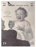 Patons 465 - 8 Designs For Crochet Baby Clothes Instant Download PDF 20 pages