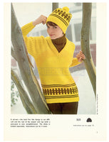 Patons 717 - Knitting Patterns for Women's Sweaters, Aran Jacket and Suit Download PDF 20 pages