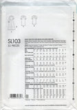 Simplicity SL103 Shirt Dresses with Length Variations, Uncut, Factory Folded, Sewing Pattern Size 6-14