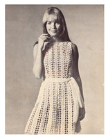 Sirdar 9942 Five 60s Crochet Patterns for Women Instant Download PDF 12 pages