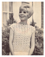 Sirdar 9942 Five 60s Crochet Patterns for Women Instant Download PDF 12 pages