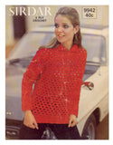 Sirdar 9942 Five 60s Crochet Patterns for Women Instant Download PDF 12 pages