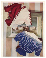 Stitchcraft 165, 1947 - Patterns for Swim Suit, Beach Set, Top, Sprays, Handbag, Gloves, Socks, Sandals, Sweaters - Instant Download PDF 20 pages
