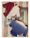 Stitchcraft 165, 1947 - Patterns for Swim Suit, Beach Set, Top, Sprays, Handbag, Gloves, Socks, Sandals, Sweaters - Instant Download PDF 20 pages