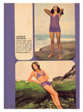 Women's Weekly Sunshine Knits 70s Knitting and Crocheting Designs Instant Download PDF 16 pages