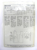 Neue Mode 20743 Trench Coat with Self Tie Belt and Cuff Detail Variations, Uncut, Factory Folded Sewing Pattern Size 10-20