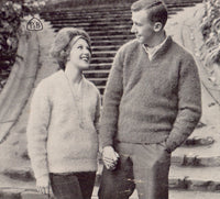 Patons 608 50s Knitting Patterns for Women, Men and Children Instant Download PDF 20 pages