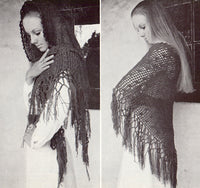 Patons 967 - 70s Crochet and Knitting Patterns for Women's Ponchos and Shawls - Instant Download PDF 24 pages