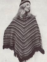 Patons 967 - 70s Crochet and Knitting Patterns for Women's Ponchos and Shawls - Instant Download PDF 24 pages