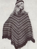 Patons 967 - 70s Crochet and Knitting Patterns for Women's Ponchos and Shawls - Instant Download PDF 24 pages
