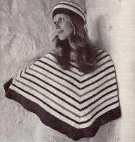 Patons 967 - 70s Crochet and Knitting Patterns for Women's Ponchos and Shawls - Instant Download PDF 24 pages