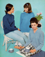 Patons 727 - 60s Knitting Patterns for Women Instant Download PDF 20 pages