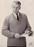 Patons Book 706 - 60s Knitting Patterns for Men Instant Download PDF 20 pages