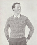 Patons 455 50s Knitting Patterns for Men's Jumpers, Vests and Cardigans Instant Download PDF 20 pages