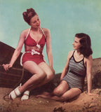 Stitchcraft 165, 1947 - Patterns for Swim Suit, Beach Set, Top, Sprays, Handbag, Gloves, Socks, Sandals, Sweaters - Instant Download PDF 20 pages