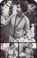 Patons 870 - Knitting Patterns for Women's Jumpers, Cardigans and Sweaters Instant Download PDF 20 pages