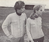 Patons 873 - 70s Knitting Patterns for Men's and Women's Pullovers, Cardigans and Jacket, Instant Download PDF 20 pages