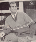 Patons 637 - 50s Knitting Patterns for Men Instant Download PDF 24 pages