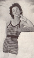 Stitchcraft 165, 1947 - Patterns for Swim Suit, Beach Set, Top, Sprays, Handbag, Gloves, Socks, Sandals, Sweaters - Instant Download PDF 20 pages