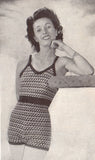Stitchcraft 165, 1947 - Patterns for Swim Suit, Beach Set, Top, Sprays, Handbag, Gloves, Socks, Sandals, Sweaters - Instant Download PDF 20 pages