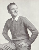 Patons 455 50s Knitting Patterns for Men's Jumpers, Vests and Cardigans Instant Download PDF 20 pages