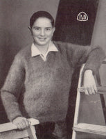 Patons 608 50s Knitting Patterns for Women, Men and Children Instant Download PDF 20 pages