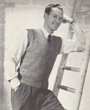 Patons 361 - 50s Knitting Patterns for Men's Sweaters and Vests Instant Download PDF 16 pages