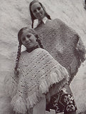 Patons 967 - 70s Crochet and Knitting Patterns for Women's Ponchos and Shawls - Instant Download PDF 24 pages
