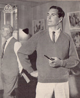 Patons 637 - 50s Knitting Patterns for Men Instant Download PDF 24 pages