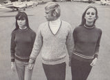 Patons 873 - 70s Knitting Patterns for Men's and Women's Pullovers, Cardigans and Jacket, Instant Download PDF 20 pages