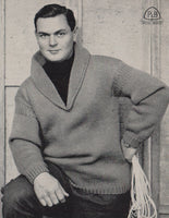 Patons 676 - 50s Knitting Patterns for Sweaters, Pullovers and Cardigans for Men Instant Download PDF 24 pages