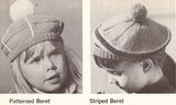 Patons 127 Accessories - Vintage 70s Knitted and Crocheted Accessories Patterns - Instant Download PDF 24 pages
