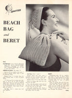 Paragon Book 67 - Crocheted and Knitted Hats, Bags, Gloves and Blouses Instant Download PDF 16 pages