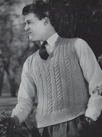 Patons & Baldwin's Knitting Book 399 - 40s Knitting Patterns for Men Instant Download PDF 20 pages