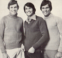 Patons 105 - 60s Knitting Patterns for Men's Jumpers/Sweaters Instant Download PDF 20 pages