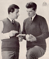 Patons Book 706 - 60s Knitting Patterns for Men Instant Download PDF 20 pages