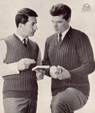 Patons Book 706 - 60s Knitting Patterns for Men Instant Download PDF 20 pages
