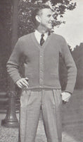 Patons 455 50s Knitting Patterns for Men's Jumpers, Vests and Cardigans Instant Download PDF 20 pages