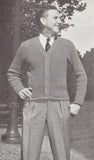 Patons 455 50s Knitting Patterns for Men's Jumpers, Vests and Cardigans Instant Download PDF 20 pages