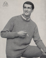 Patons 677 - 50s Knitting Patterns for Sweaters, Pullovers and Cardigans for Men Instant Download PDF 24 pages