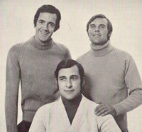 Patons 105 - 60s Knitting Patterns for Men's Jumpers/Sweaters Instant Download PDF 20 pages