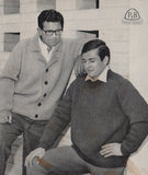 Patons 676 - 50s Knitting Patterns for Sweaters, Pullovers and Cardigans for Men Instant Download PDF 24 pages