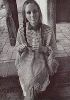 Patons 967 - 70s Crochet and Knitting Patterns for Women's Ponchos and Shawls - Instant Download PDF 24 pages