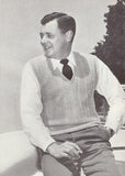 Patons 455 50s Knitting Patterns for Men's Jumpers, Vests and Cardigans Instant Download PDF 20 pages