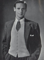 Patons & Baldwin's Knitting Book 399 - 40s Knitting Patterns for Men Instant Download PDF 20 pages