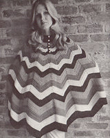 Patons 967 - 70s Crochet and Knitting Patterns for Women's Ponchos and Shawls - Instant Download PDF 24 pages