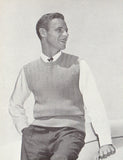 Patons 455 50s Knitting Patterns for Men's Jumpers, Vests and Cardigans Instant Download PDF 20 pages