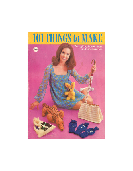 101 Things to Make Gifts, Accessories, Toys and Home Items - Instant Download PDF 48 pages