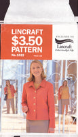 Lincraft 1022 Sewing Pattern, Jacket, Top, Skirt and Pants, Size 6-14, Cut, Complete