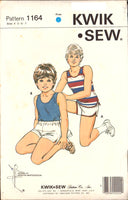 Kwik Sew 1164 Boys' Tank Top with Scoop Neckline and Shorts, Sewing Pattern Multi Size T1-T4